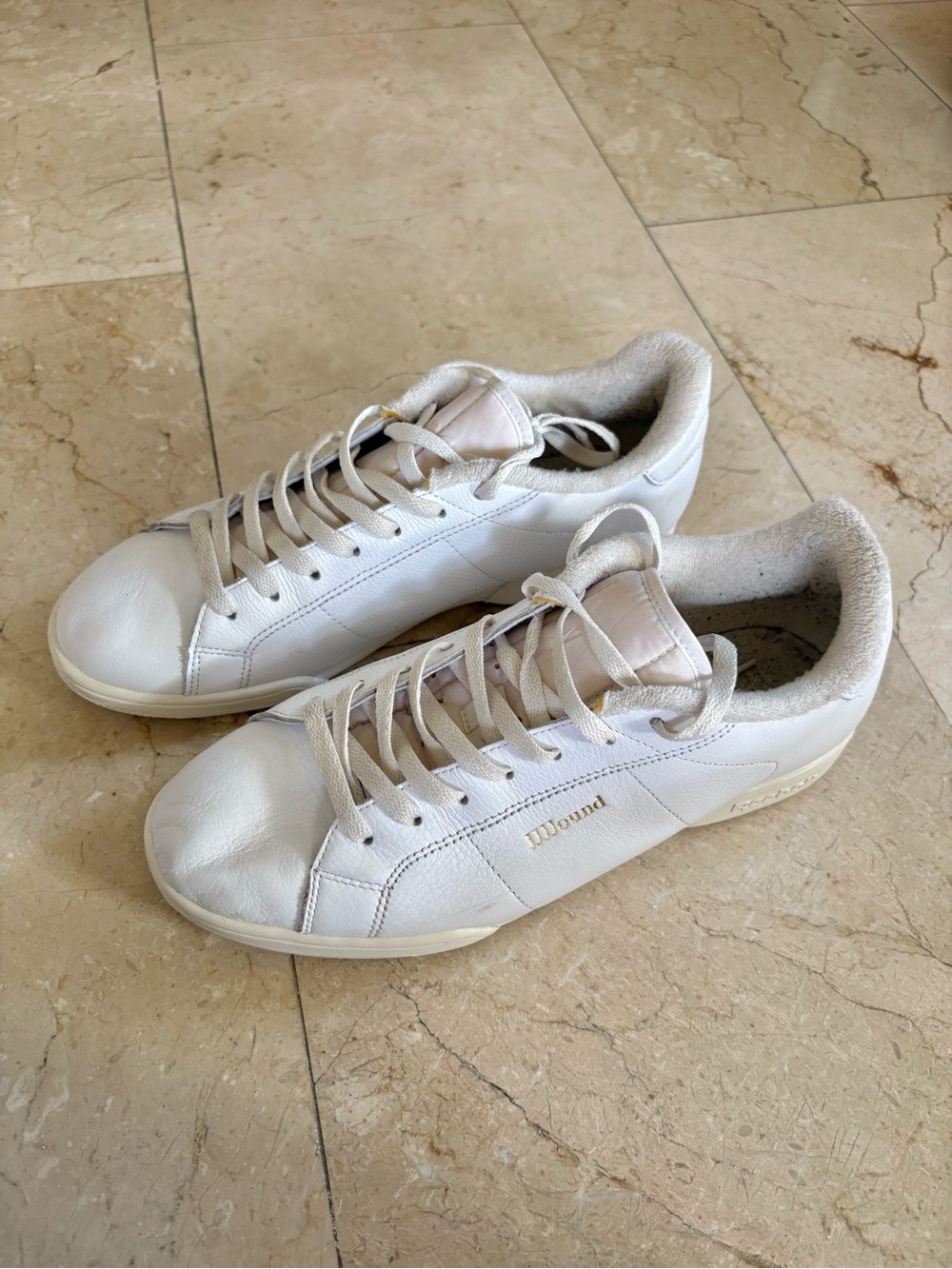 JJJJound White Piquadro Leather Sneakers